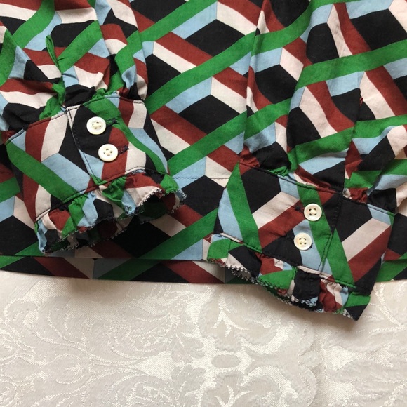 J Crew off shoulder patterned top, size XS - Picture 4 of 6